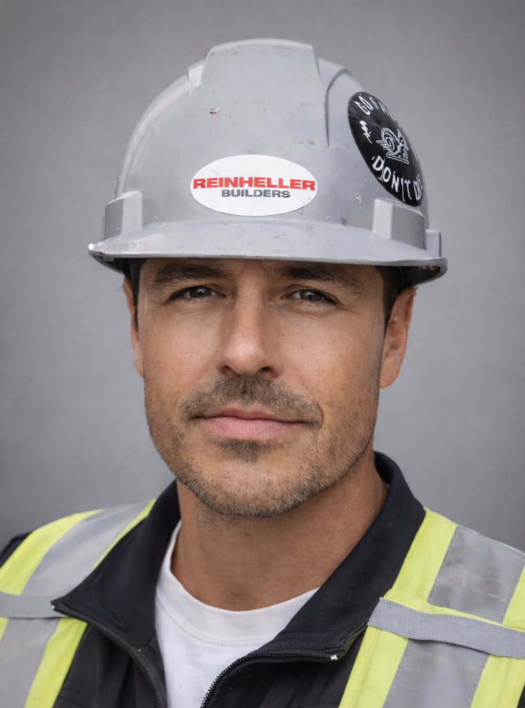 Mike Reinheller, B.Comm, Vice President of Reinheller Builders with 15+ years construction management experience